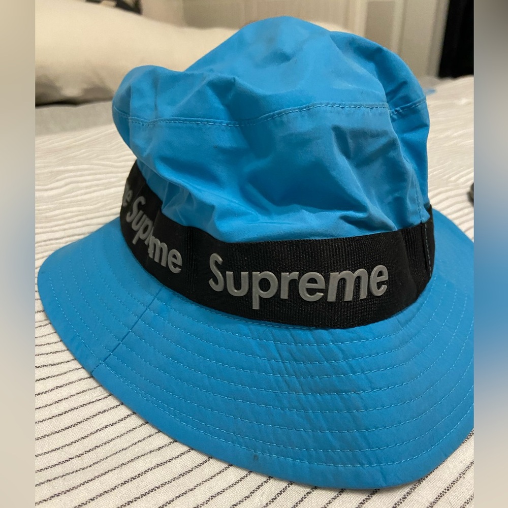 Blue supreme hat